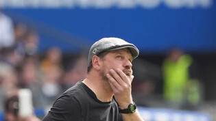 Auch Kultrainer Steffen Baumgart konnte den HSV nicht in die Bundesliga führen