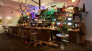 Öffentlich zugänglicher Treffpunkt: Die Bar von Dieter Roth in der Galerie Hauser & Wirth ist nicht nur Kunstwerk, sondern auch ein Ort für Gespräche, Kulturanlässe und Drinks.