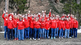 Das gesamte Team der Schweiz für die Special Olympics.