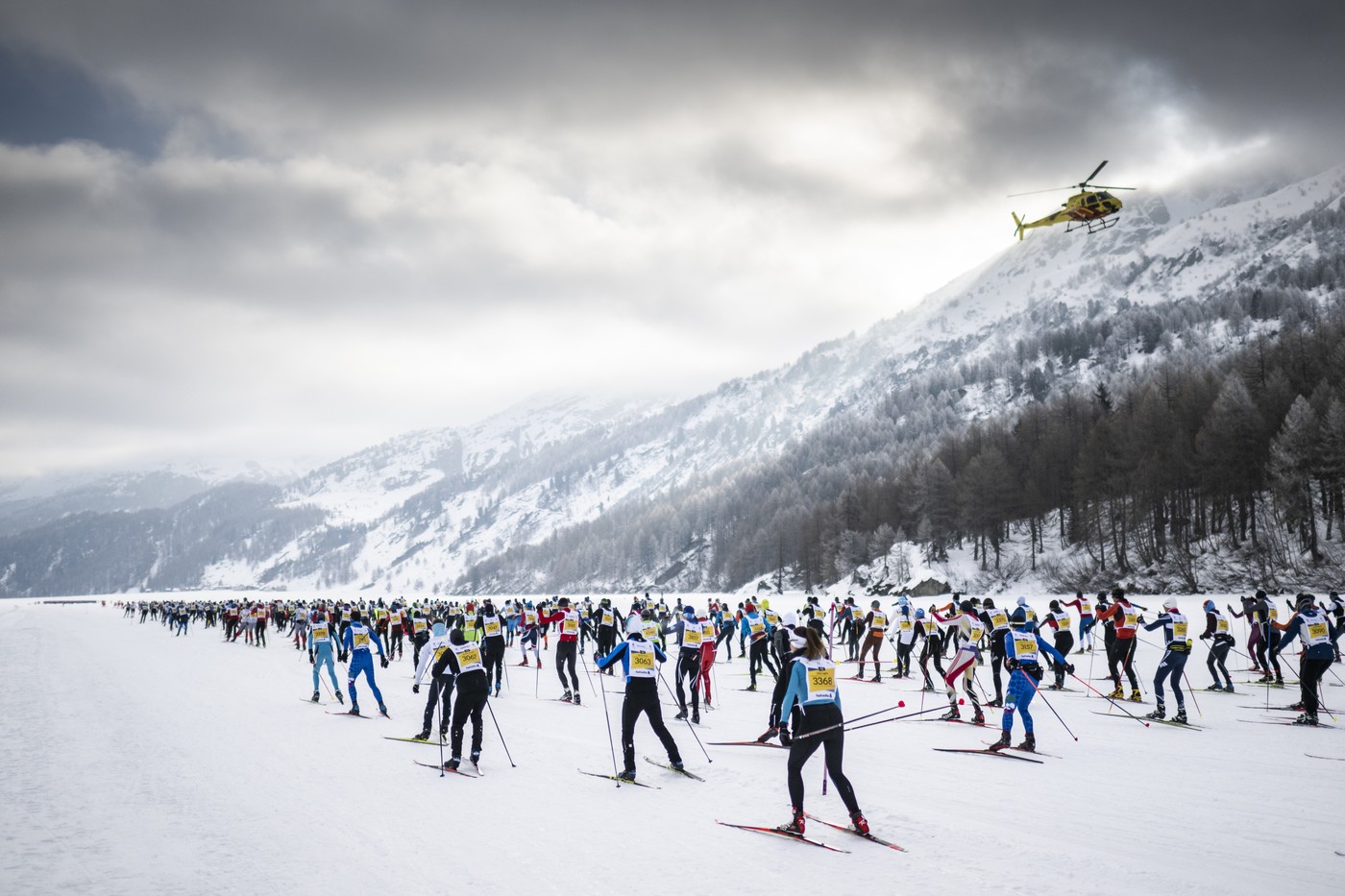 Endlich zurück: Über 11'000 Langläuferinnen und Langläufer starten Mitte März wieder zum Engadin Skimarathon.