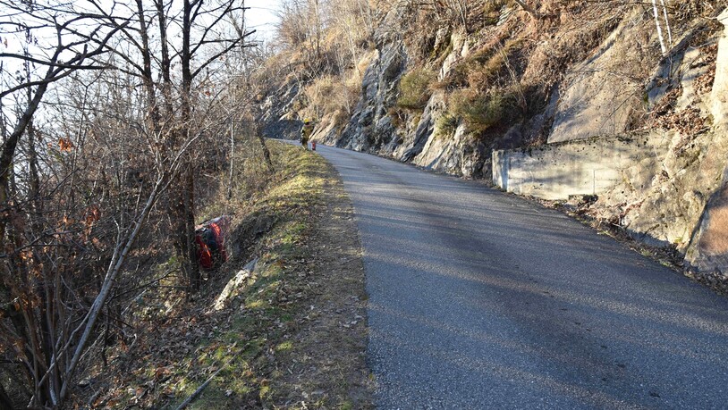 Ein 65-jähriger Mann verunfallte mit seinem Auto bei San Vittore - er war fahrunfähig unterwegs.
