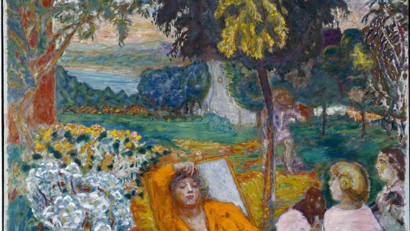 Das Gemälde von Pierre Bonnard "In einem südlichen Garten" ist in der Berner Ausstellung zu sehen.