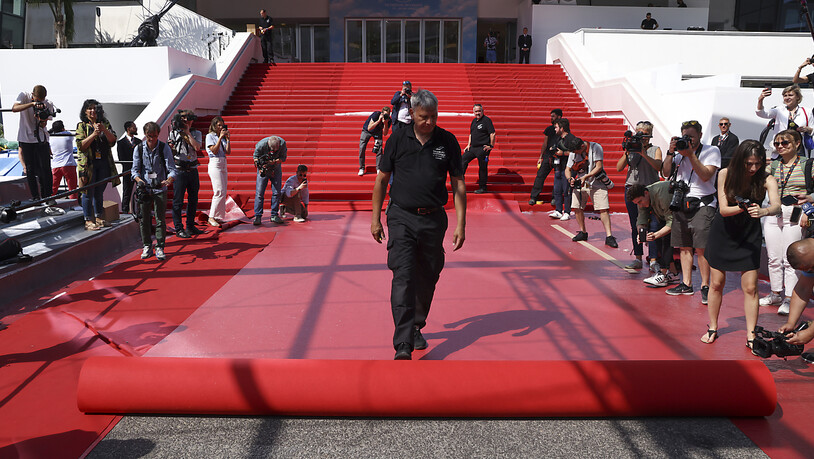 In Cannes laufen die Vorbereitungen auf Hochtouren. Foto: Vianney Le Caer/Invision/AP/dpa