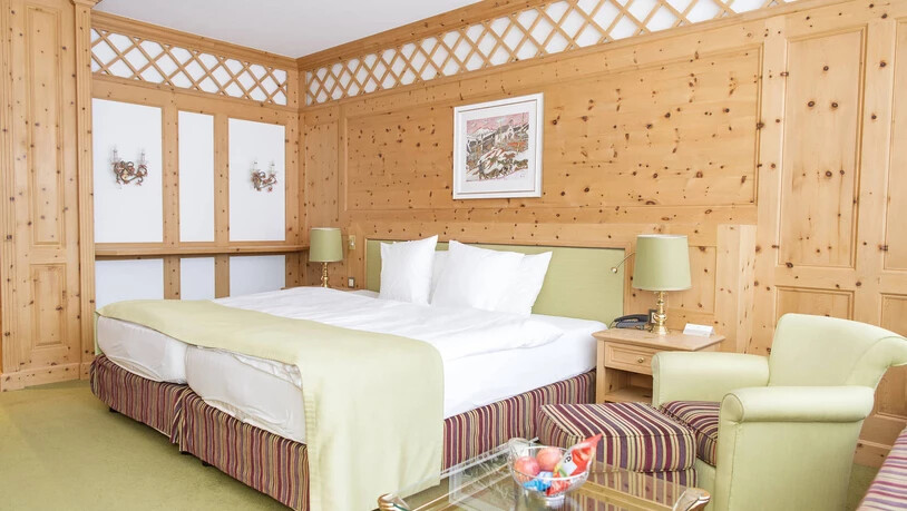 Hotelzimmer Zimmer Hotel Seehof Davos übernachten 