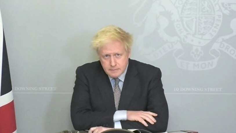 SCREENSHOT - Boris Johnson, Premierminister von Großbritannien, spricht in einer Videokonferenz in der 10 Downing Street. Foto: House Of Commons/PA Wire/dpa - ACHTUNG: Nur zur redaktionellen Verwendung im Zusammenhang mit der aktuellen Berichterstattung…