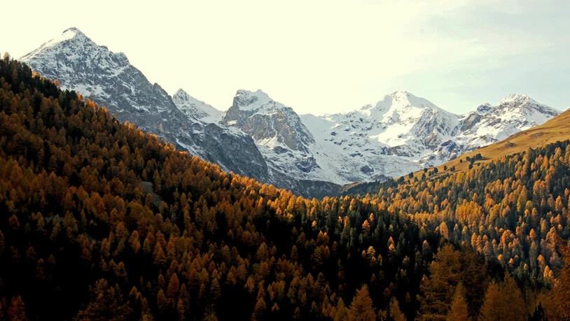 Herbststimmung in Preda bei Bergün.