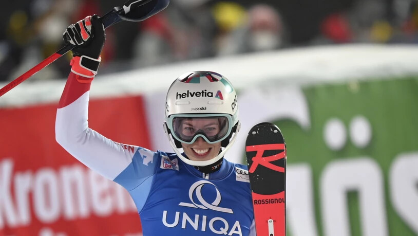 Michelle Gisin gewinnt als erste Schweizerin seit fast 19 Jahren einen Weltcup-Slalom