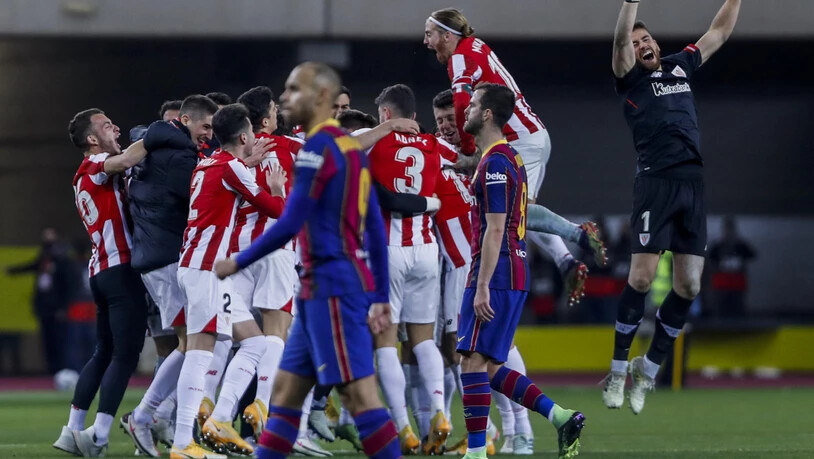 Athletic Bilbao schlug dem Favoriten FC Barcelona ein Schnippchen und gewann den spanischen Supercup