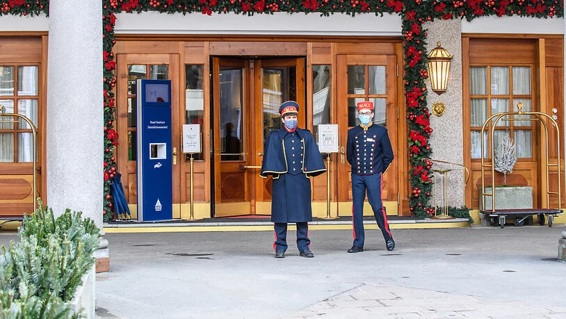 Das Badrutts Palace Hotel in St. Moritz steht bis am Mittwoch unter Quarantäne. (Archivbild)
