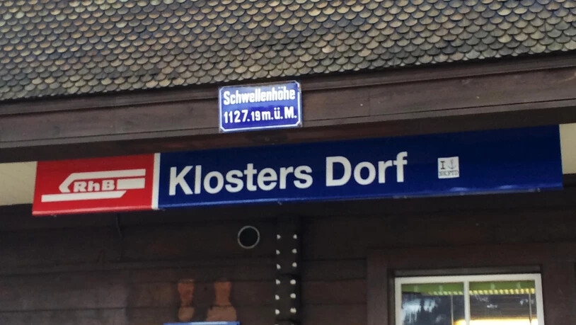 Der Bahnhof Klosters Dorf.