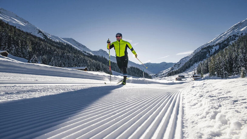 Trotz oder gerade wegen Corona erlebt das Langlaufen in Davos Klosters einen Boom.