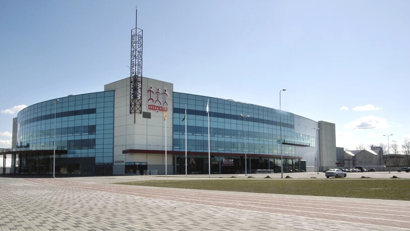 Wird zum Zentrum der WM 2021: Die Arena Riga in der lettischen Hauptstadt wurde für die WM 2006 neu gebaut