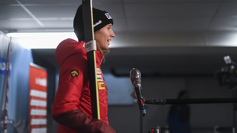 Camille Rast wurde Mitte Januar beim Weltcup-Slalom in Flachau Sechste
