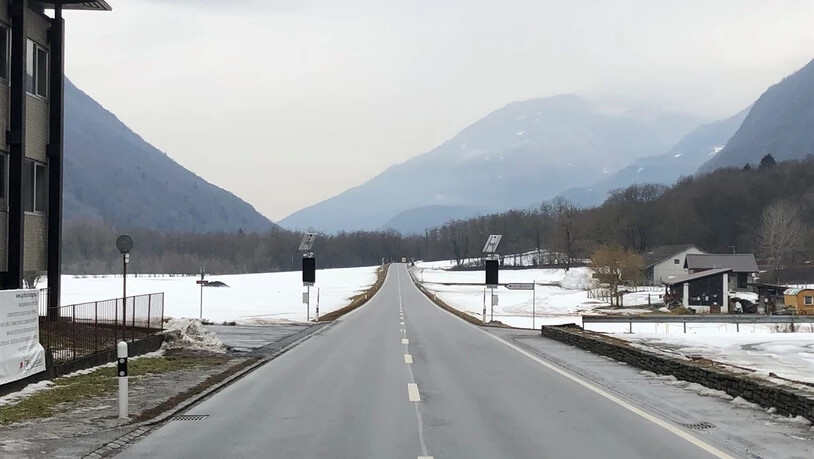 H13 zwischen San Vittore und Lumino: Am 31. Januar ging dort ein zu schnell fahrender Lernfahrer der Kantonspolizei ins Netz.