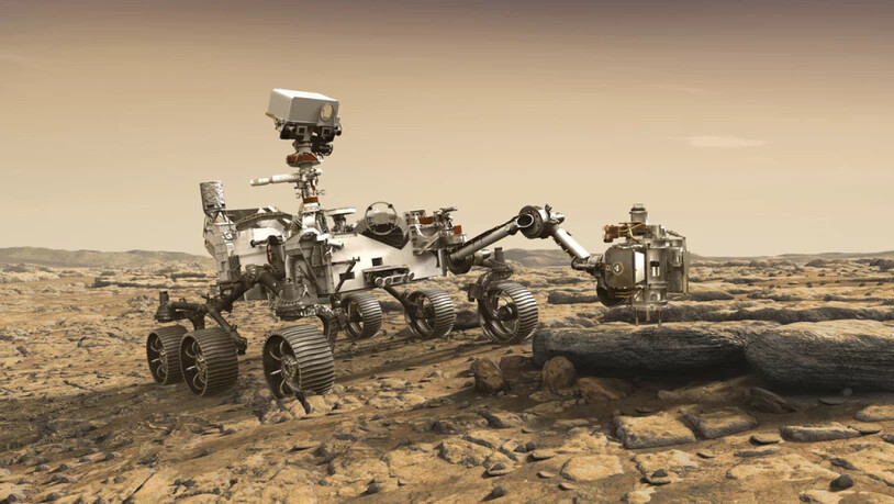 Heute Donnerstag landet die "Perseverance" auf dem Mars und danach beginnt der Mars-Rover seinen Forschungsauftrag (Bild). Wie weit aber sind die Vorbereitungen gediehen für einen Aufenthalt von Menschen? (Nasa)