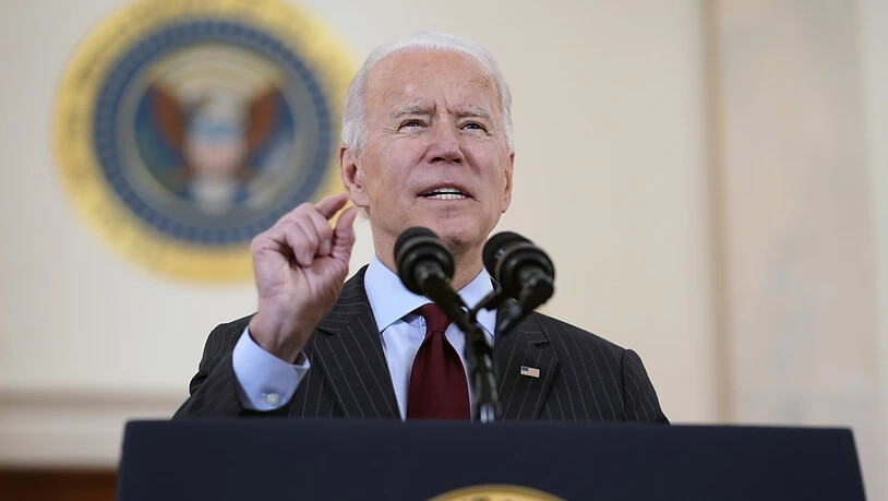 US-Präsident Joe Biden gedenkt mit einer Ansprache der rund 500.000 Corona-Toten im Land. Foto: Evan Vucci/AP/dpa