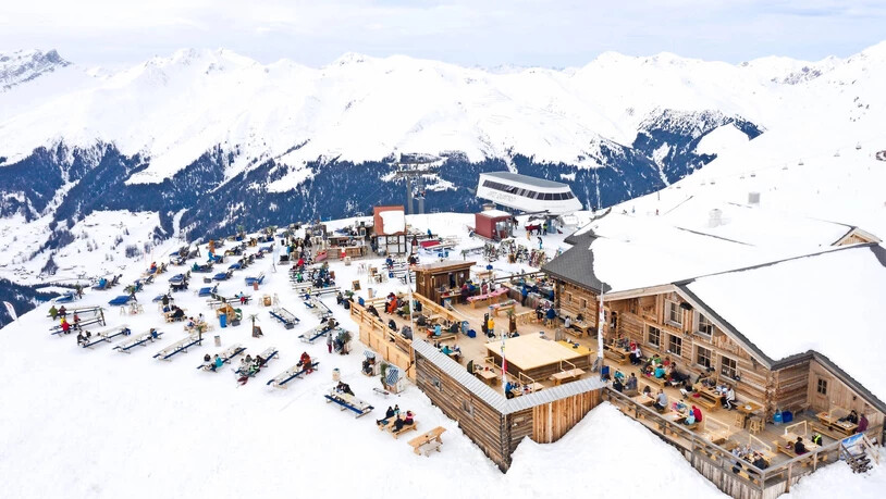 Am kommenden Samstag und Sonntag bleiben die Terrassen in den Bündner Skigebieten offen.