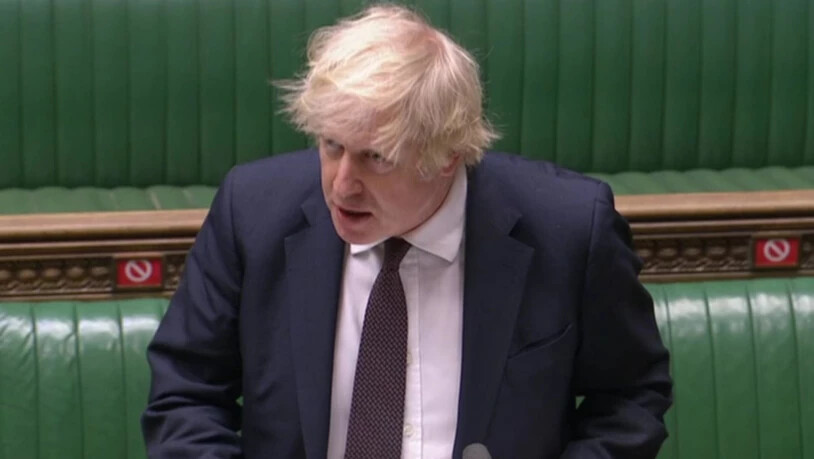 SCREENSHOT - «Es wird definitiv Oxford/Astrazeneca sein»: Premier Boris Johnson spricht im britischen Unterhaus. Foto: House Of Commons/PA Wire/dpa - ACHTUNG: Nur zur redaktionellen Verwendung und nur mit vollständiger Nennung des vorstehenden Credits