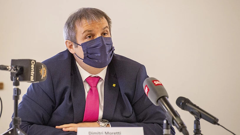 "Schwieriger Entscheid": Der Urner Regierungsrat Dimitri Moretti begründet die Verweigerung der Bewilligung für eine Corona-Kundgebung in Altdorf.