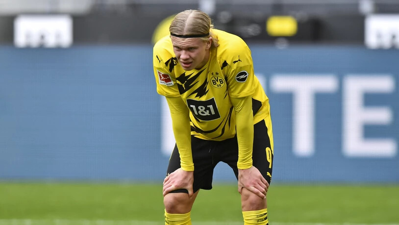 Erling Haaland und die Dortmunder müssen sich nach der kapitalen Niederlage gegen Eintracht Frankfurt aufrappeln - vom Klubchef gibts für die Spieler scharfe Kritik