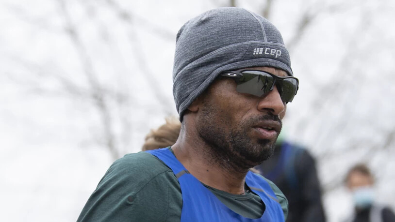 Tadesse Abraham - hier als Tempomacher am 3. April beim Marathon in Belp - verzichtet am Sonntag auf den Lauf in Enschede.