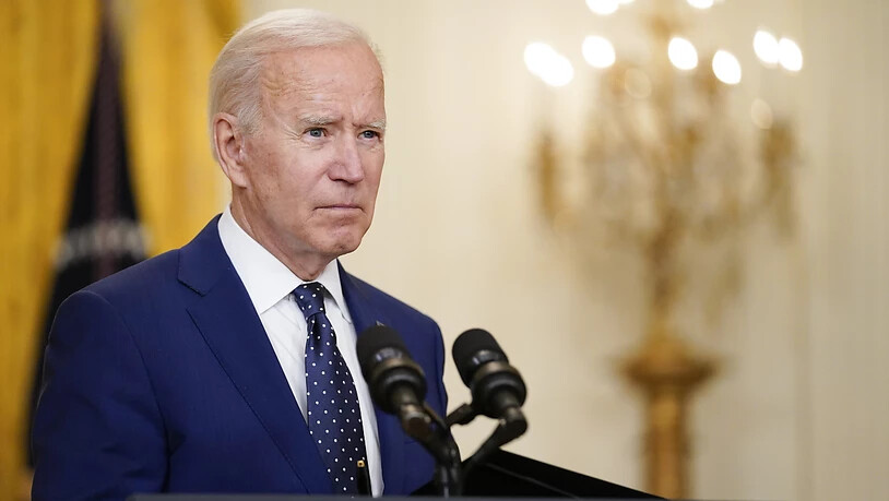 ARCHIV - Joe Biden, Präsident der USA, spricht im East Room des Weißen Hauses. Foto: Andrew Harnik/AP/dpa