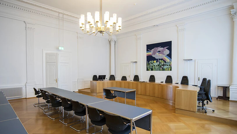 Der grosse Saal des Solothurner Obergerichts: Hier verhandelte das Amtsgericht Dorneck-Thierstein an drei Tagen den Fall. (Archivbild)
