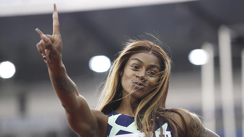Peilt den Olympiasieg an: die extravagante Sha`Carri Richardson aus den USA.