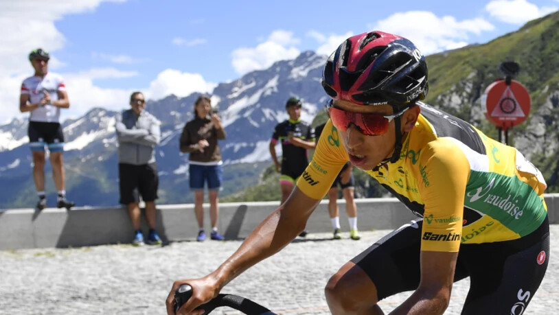 Der Kolumbianer Egan Bernal, 2019 Sieger der letzten Tour de Suisse, ist heuer in der Schweiz nicht am Start