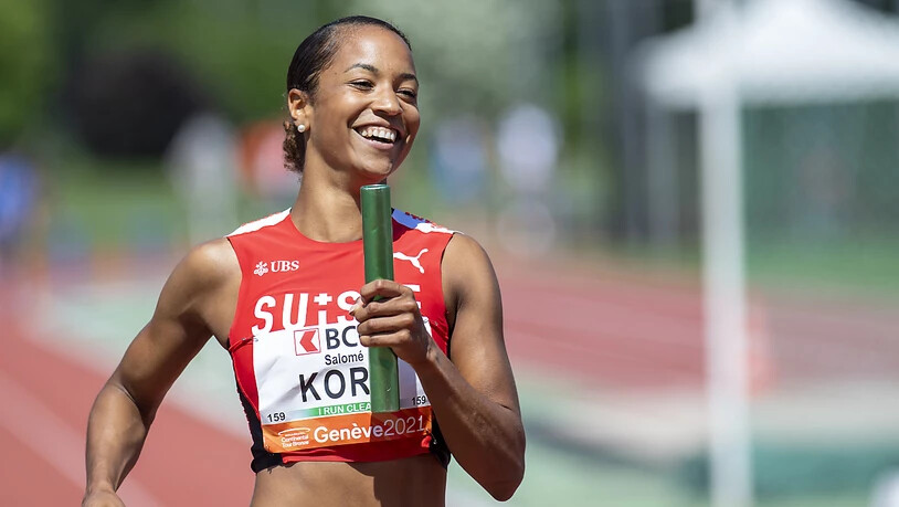 Salomé Kora stellte später im Einzelrennen über 100 m gar noch eine persönliche Bestzeit auf