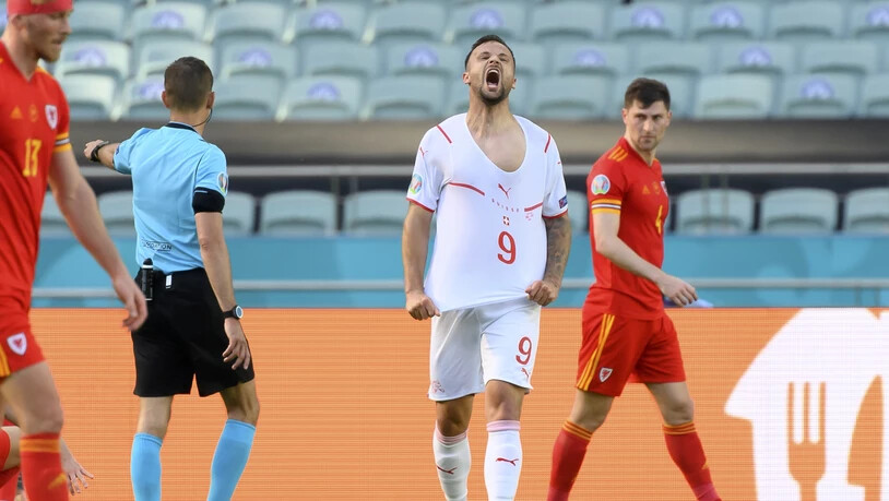 Es ist zum Verzweifeln: Haris Seferovic wartet seit elf Spielen auf ein Tor bei einer Endrunde