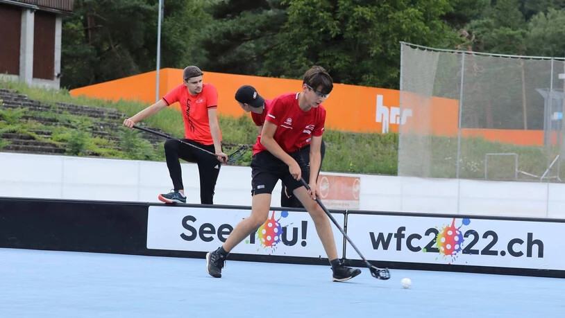 Der Verband Swiss Unihockey will mit dem Feld, das von Standort zu Standort wandert, für die Heim-WM im nächsten Jahr Werbung machen.
