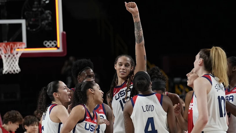 Die US-Basketballerinnen jubeln auch in Tokio