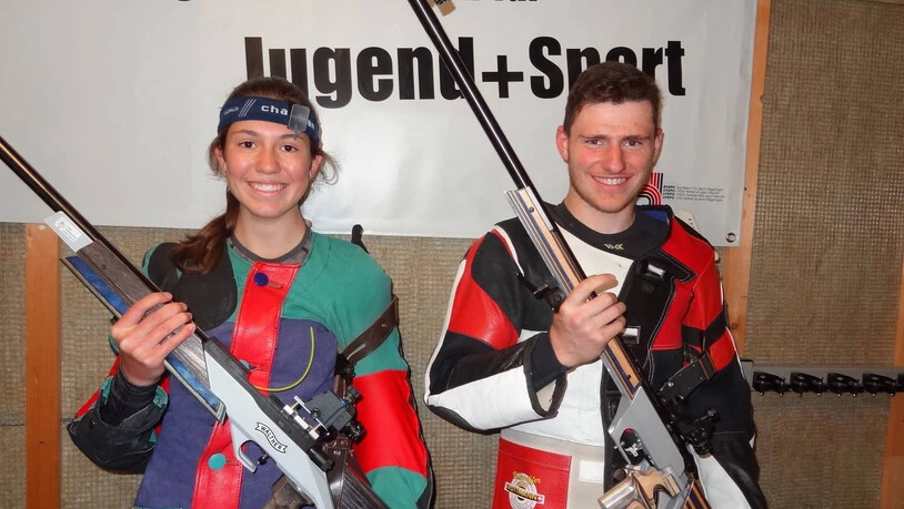 Dürfen an den Schweizer Meisterschaft teilnehmen: Martina Herrli und Silas Emmenegger. 