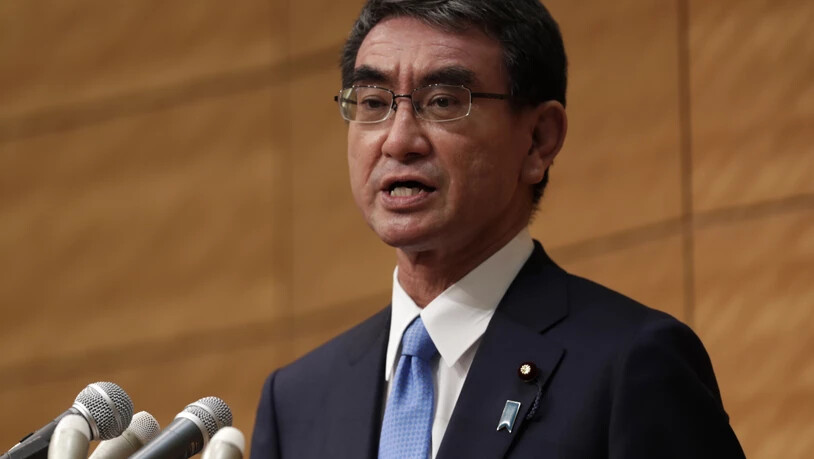 Taro Kono ist in Japan Kronfavorit für die Wahl eines neuen Regierungschefs. (Archivbild)