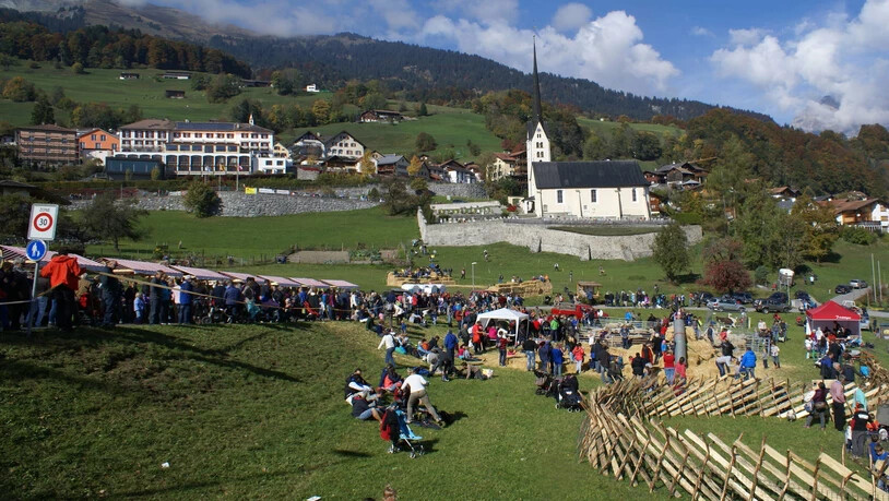 Die Holzhauer-Meisterschaften finden am Samstag von 9 bis 16 Uhr bei der Kirche statt