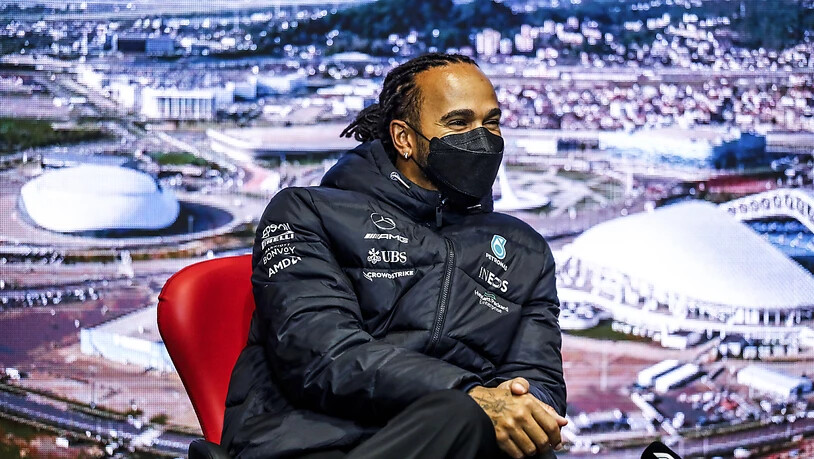 Lewis Hamilton thront über Sotschi - er hat in Russland schon vier Siege gefeiert