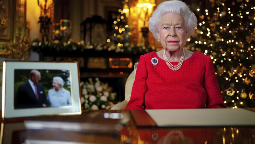 Die britische Königin Elizabeth II. bei ihrer Weihnachtsansprache im letzten Jahr. (Archivbild)