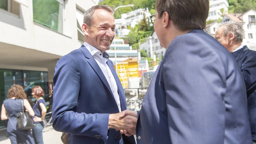 Neu gewählt: Martin Bühler (FDP) holt sich 28'649 Stimmen und freut sich über seinen Sitz in der Bündner Regierung.