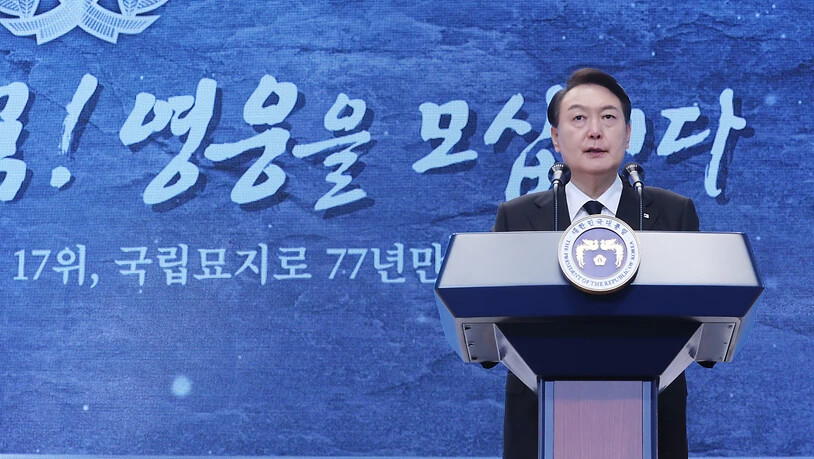 FILED - Präsident von Südkorea, Yoon Suk-yeol Photo: -/YNA/dpa