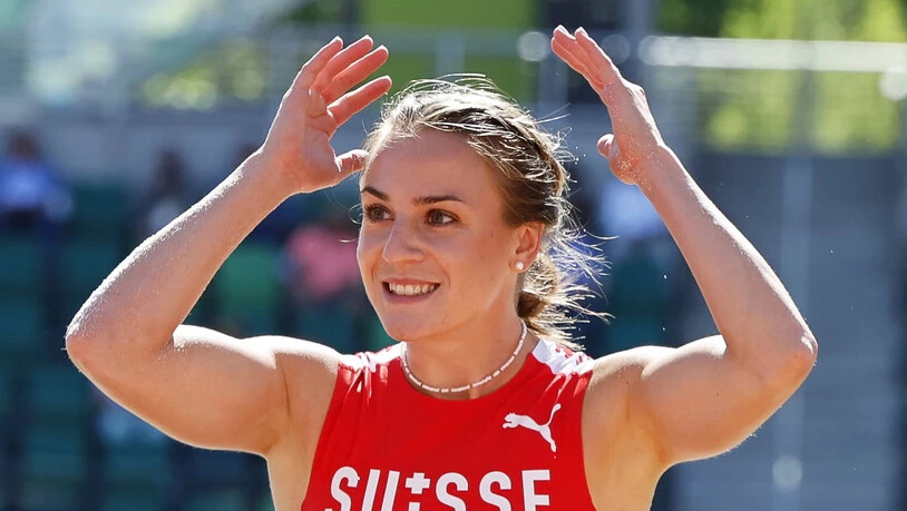 Grosse Überraschung: Mit einem starken 800-Meter-Lauf zum Abschluss sichert sich Annik Kälin EM-Bronze im Siebenkampf.