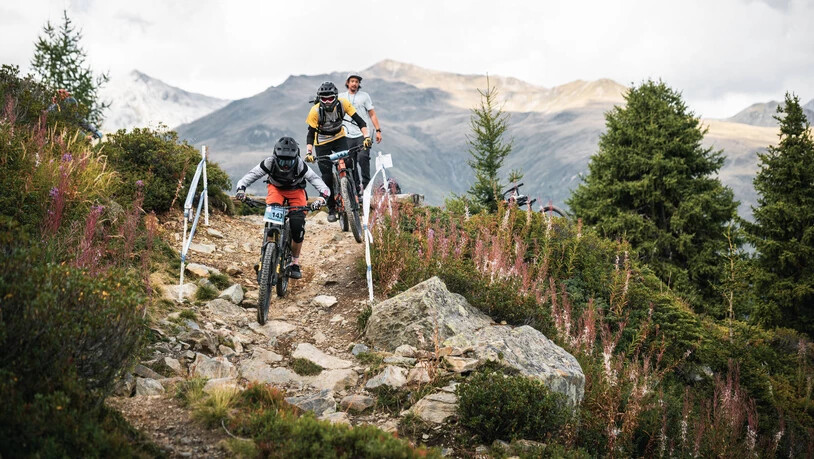 Eindrücklich: Das Enduro-Mountainbike-Rennen rund um Davos überzeugte die Teilnehmenden mit spektakulären Trails, einer grossartigen Aussicht und guter Organisation.