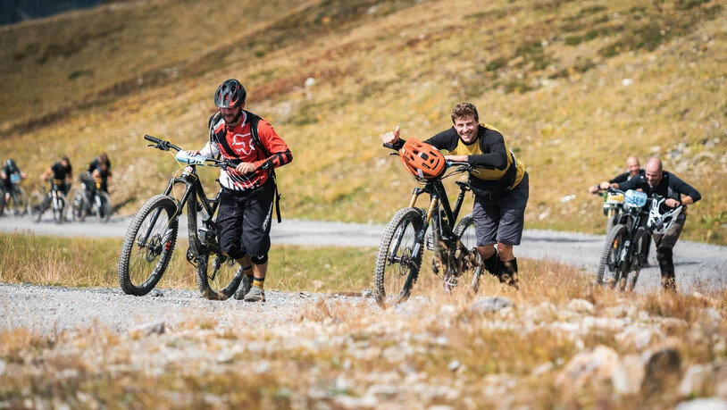 Eindrücklich: Das Enduro-Mountainbike-Rennen rund um Davos überzeugte die Teilnehmenden mit spektakulären Trails, einer grossartigen Aussicht und guter Organisation.