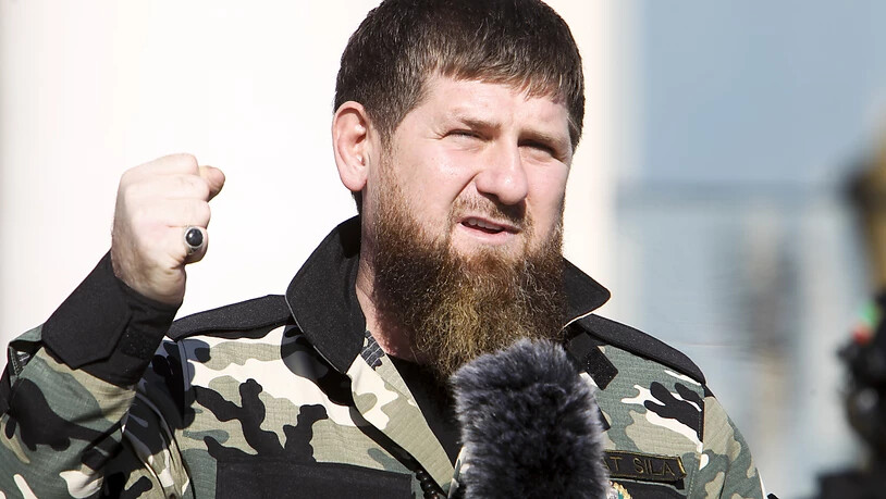 ARCHIV - Der Anführer der russischen Provinz Tschetschenien Ramsan Kadyrow wurde zum Generaloberst befördert. Foto: -/AP/dpa
