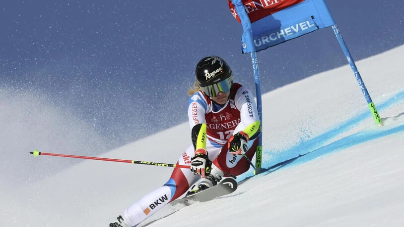 Lara Gut-Behrami triumphierte im olympischen Super-G...