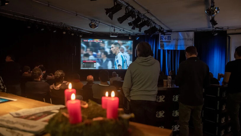 Fussball-Public-Viewings im Winter sind so ungewöhnlich wie rar. In der Postremise in Chur wurde ein solches dennoch durchgeführt. Das Finale der WM 2022 wurde zum Knüller.