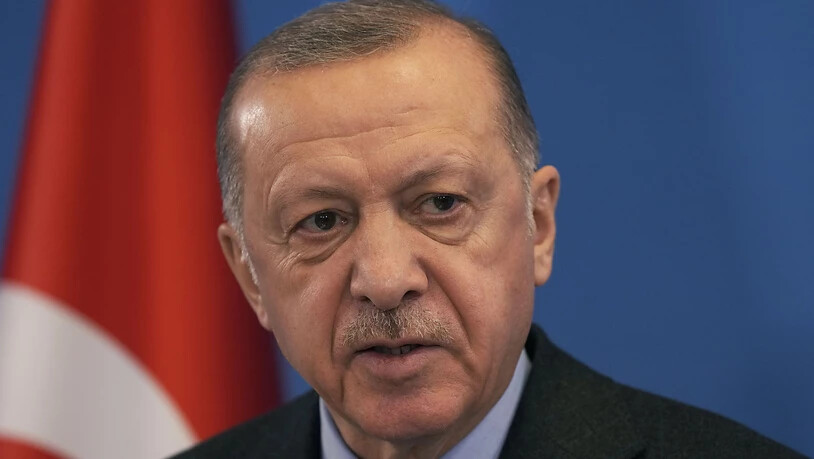 ARCHIV - Recep Tayyip Erdogan, Präsident der Türkei, nimmt an einer Pressekonferenz teil. Foto: Markus Schreiber/AP/dpa