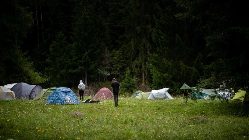 Campieren für Gross und Klein: Auch ein Zeltplatz ist auf dem Gelände des Open Airs vorhanden.