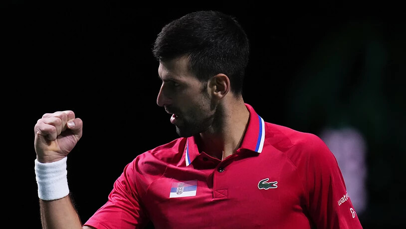 Auch im Davis Cup wieder unantastbar: Novak Djokovic zieht mit Serbien in die Halbfinals ein