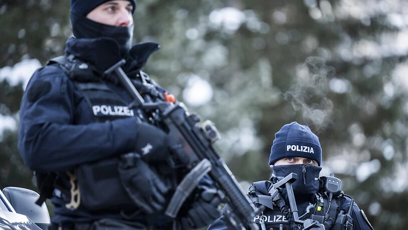 Bereits am Sonntag gelten in Davos GR wegen der Ukraine-Konferenz strenge Sicherheitsvorkehrungen.